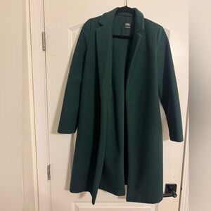 Zara Women's Dark Green Trench Coat